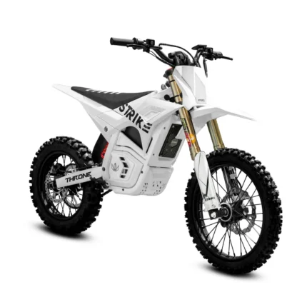 Strike Shadow 72V E-Moto Bike white