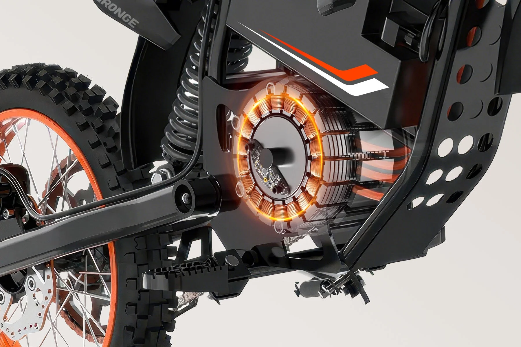 X1 Spark M Electric Mini Bike motor display