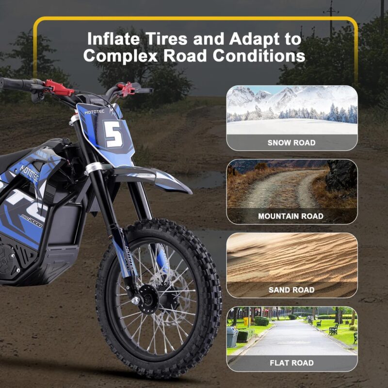 MotoTec 60v 2000w Pro Mini E-Moto Bike